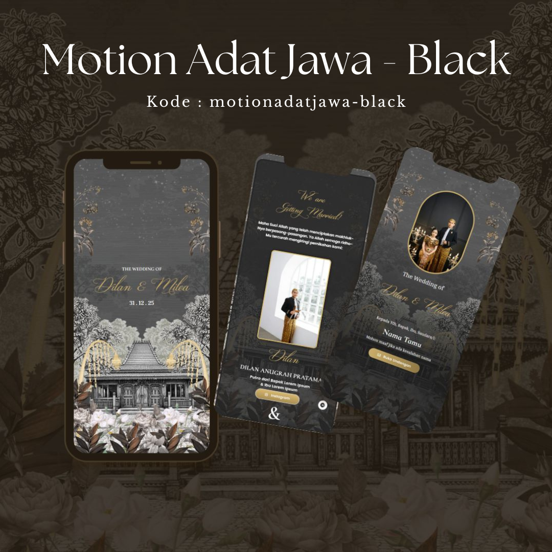 Motion Adat Jawa Black